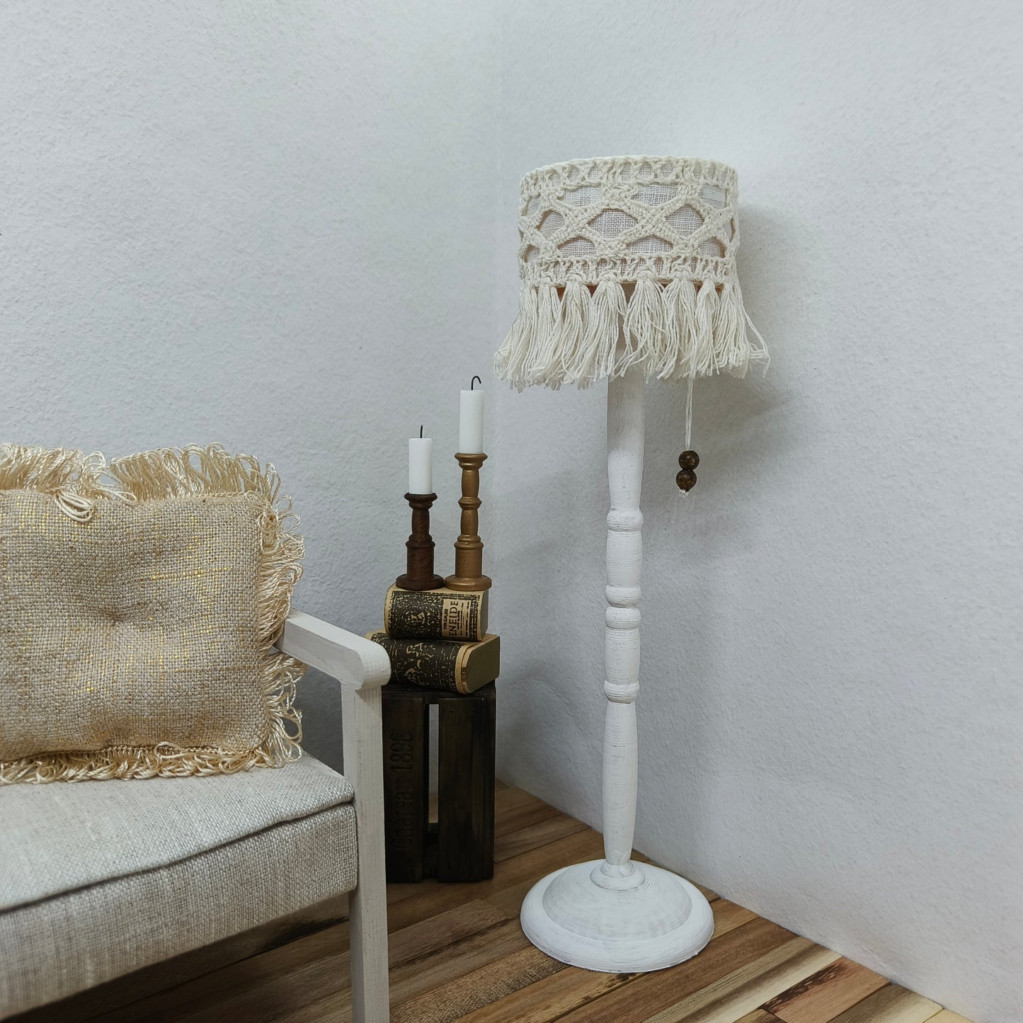 Jalkalamppu, boho, 1:6