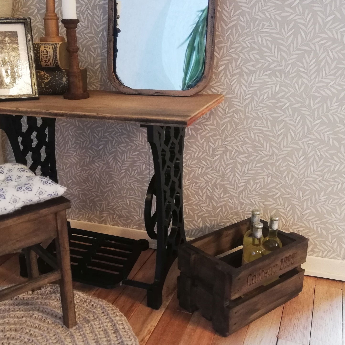 Säilytyslaatikko, ruskea 1:6