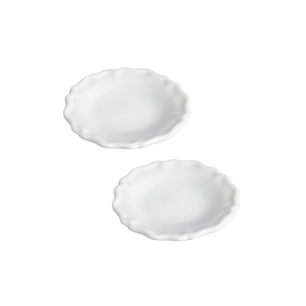 Lautaset 2kpl, posliinia