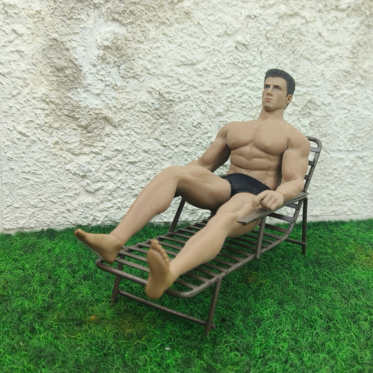 Aurinkotuoli, ruskea 1:12