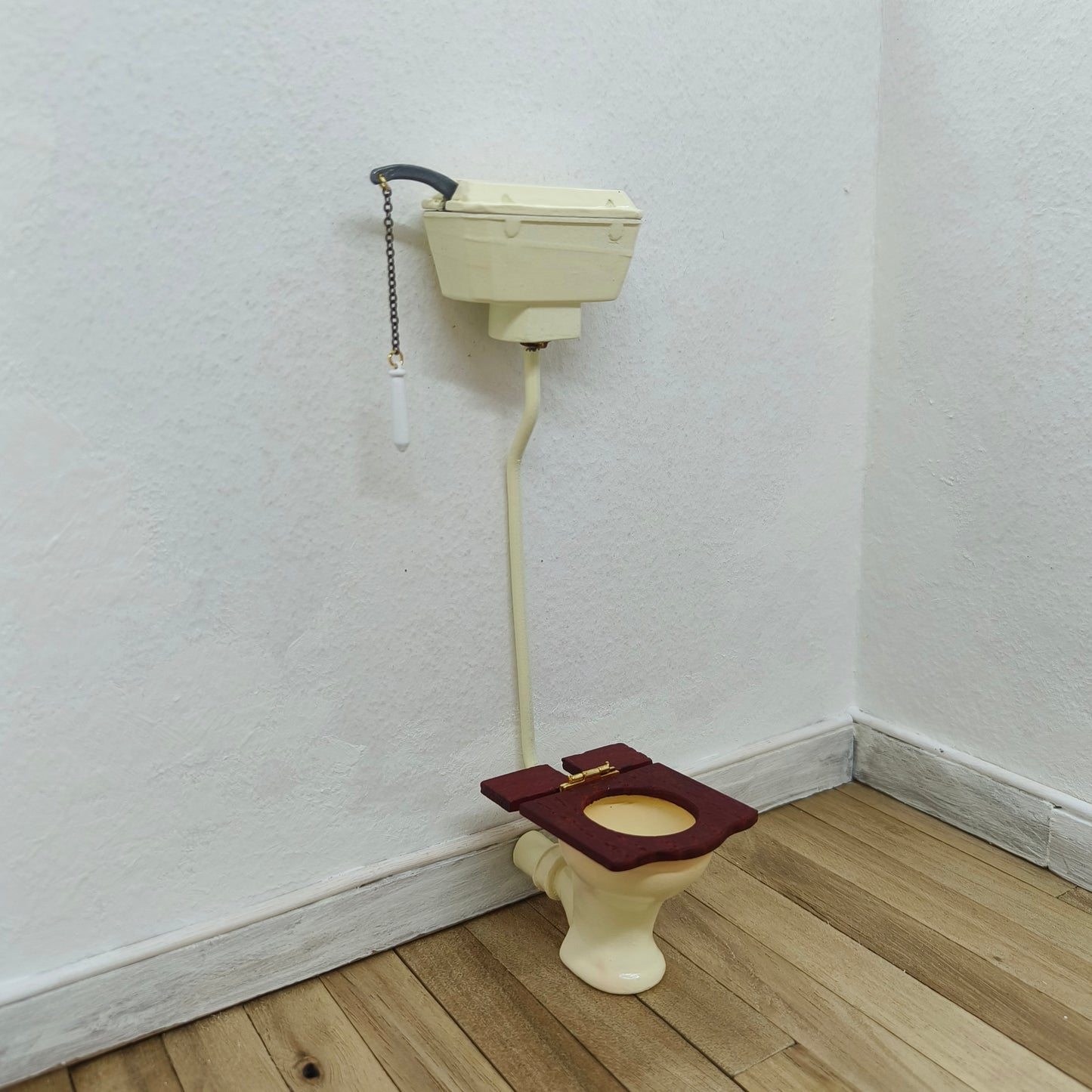 WC -istuin vintage, 1:12